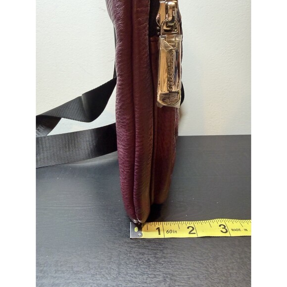 Steve Madden Quilted Faux Leather Crossbody Bag Purple Purse - Picture 13 of 13